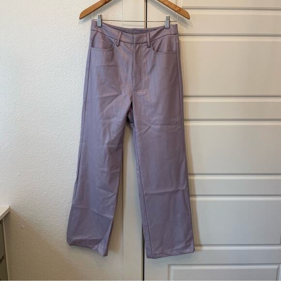 Rotate Rotie Embossed Faux Leather Pants - Picture 5 of 9